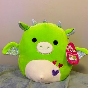 ‼️SOLD‼️ 8” Desmund the Dragon Squishmallow V-Day